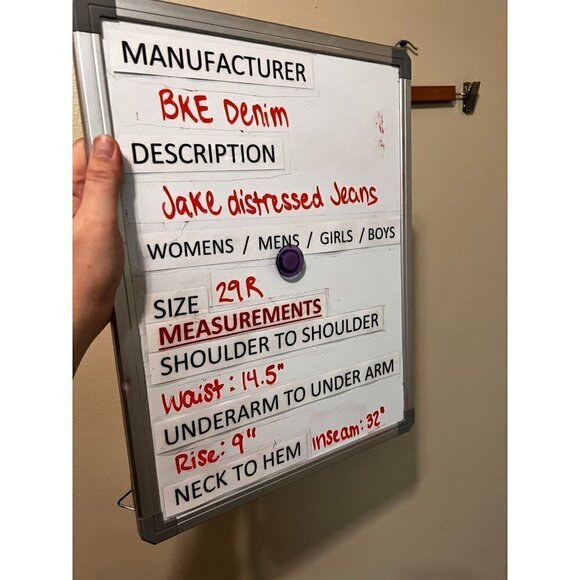 Men's BKE Denim Jake Distressed Jeans Size 29R [EXCELLENT] - Picture 8 of 8